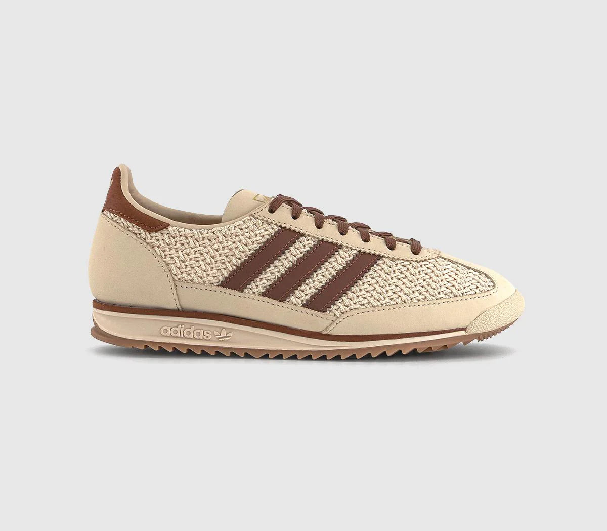 adidas SL 72 Trainers Sand Strata Preloved Brown Cream White UK Size 6