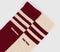 Accessories adidas Consortium Wales Bonner 3Stripe Socks Wonder White Collegiate Burgundy