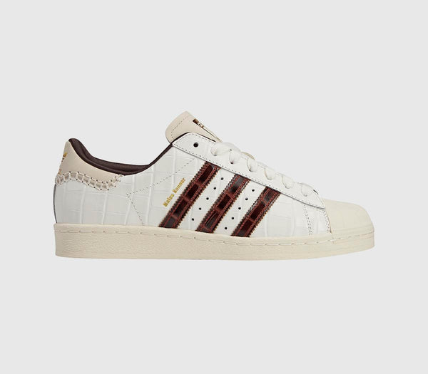 adidas Wales Bonner x adidas Superstar Trainers Wonder White Fox Brown Wonder White