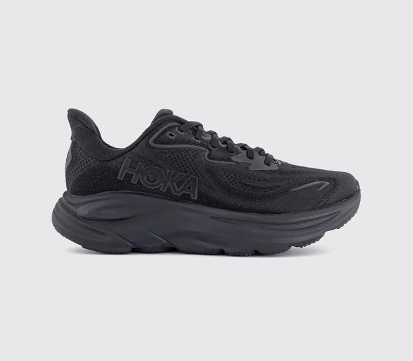 HOKA Clifton 10 Black Black UK Size 8