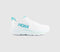  Hoka Clifton 10 Trainers White Cielo Blue Uk Size 4.5