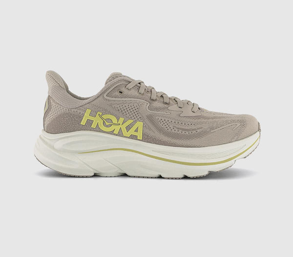 HOKA Clifton 10 Trainers Raw Linen Stone