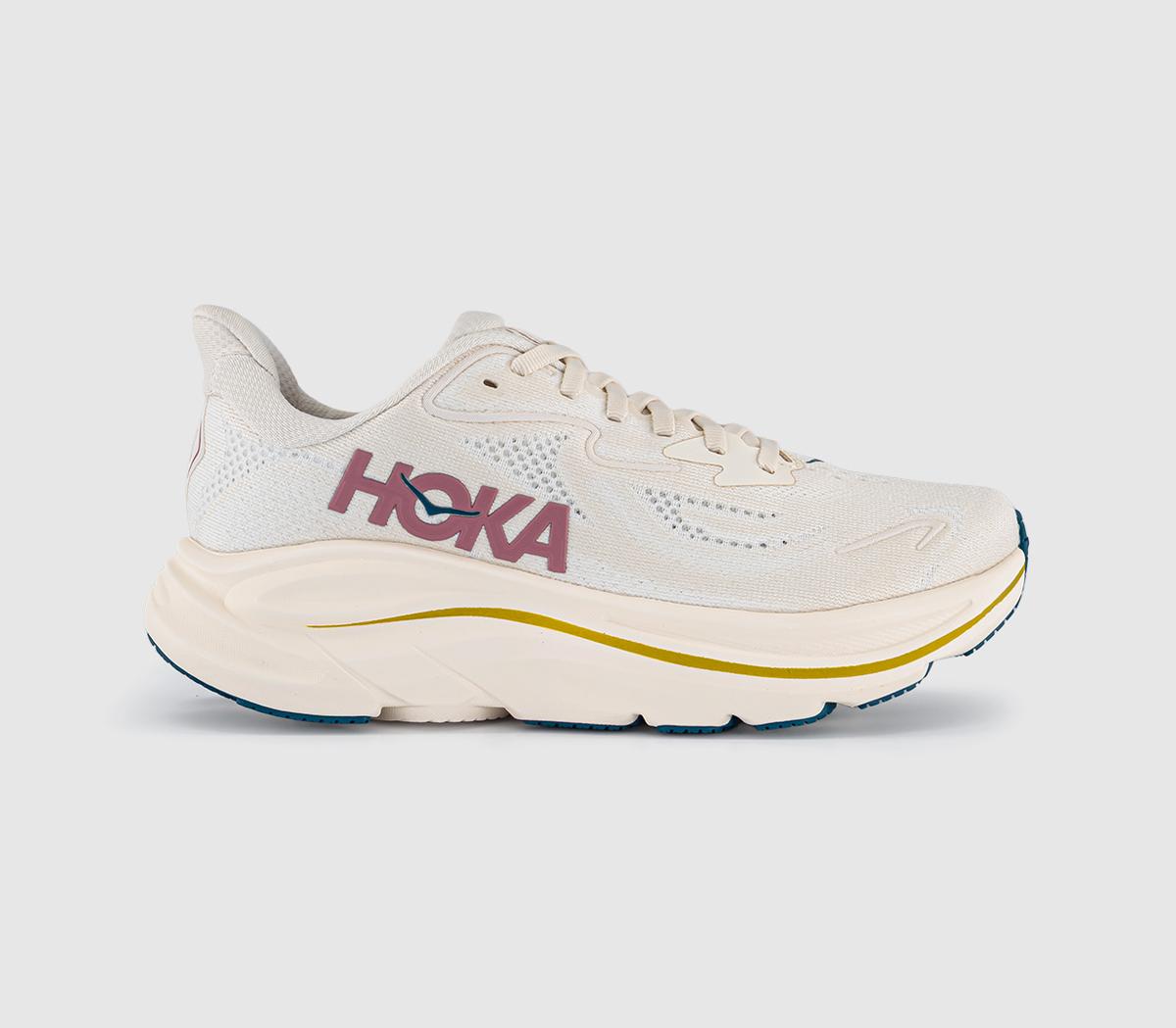 HOKA Clifton 10 Trainers Birch Alabaster F