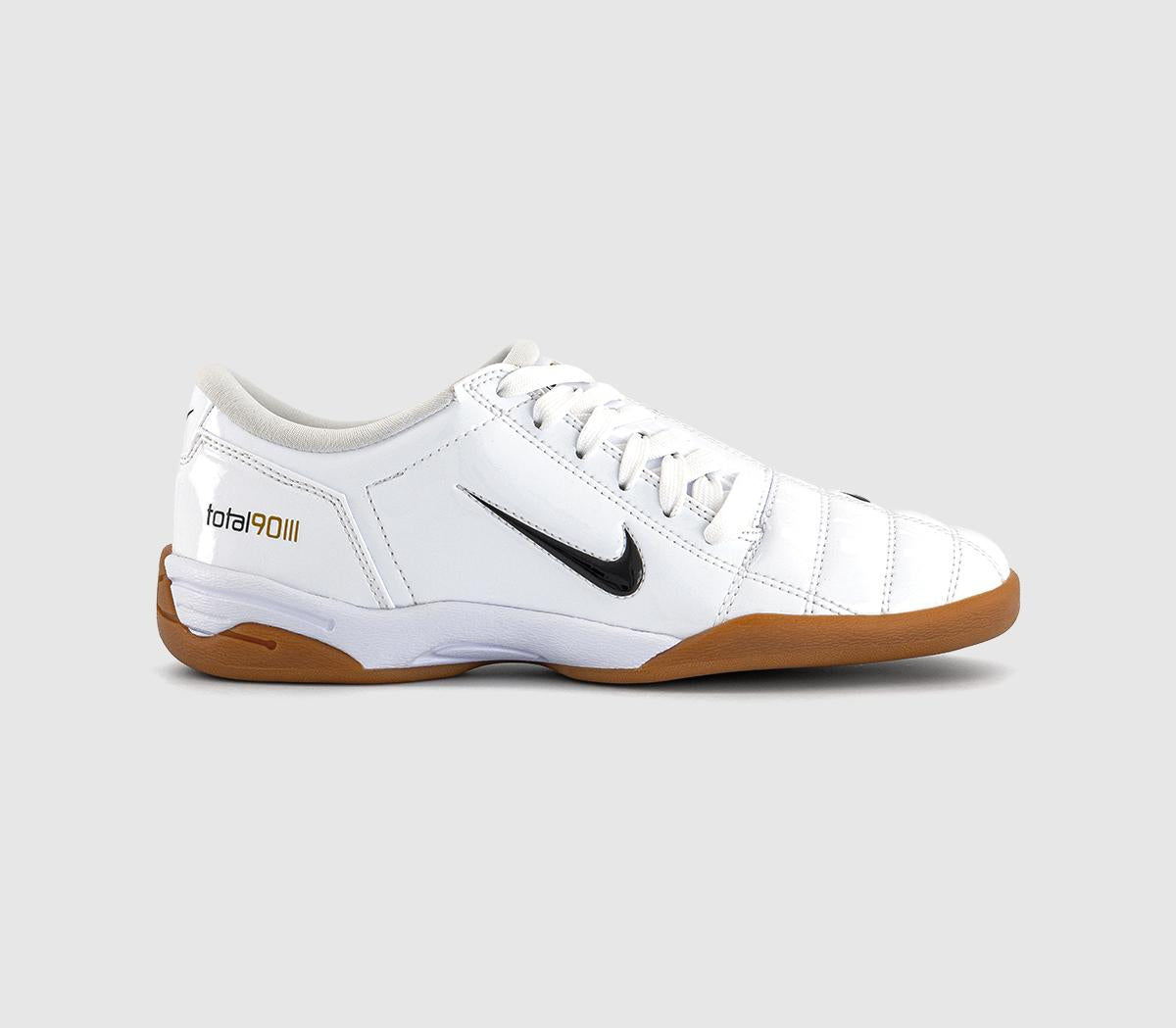 Nike W T90 Trainers White Black White Team Gold