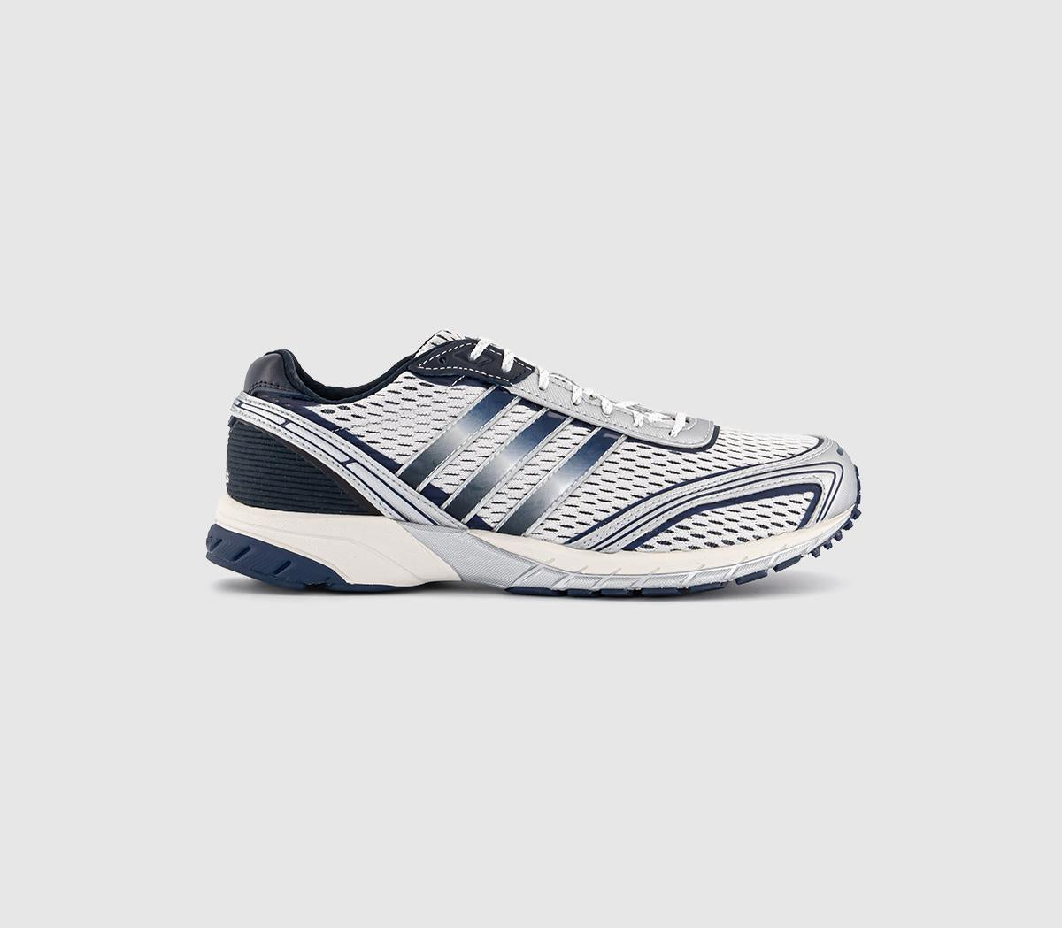 adidas Adizero Adios Sporty & Rich Trainers White Collegiate Navy Cloud White