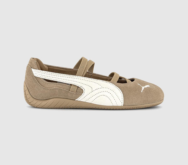 PUMA Speedcat Ballet Pumps Prairie Tan Warm White