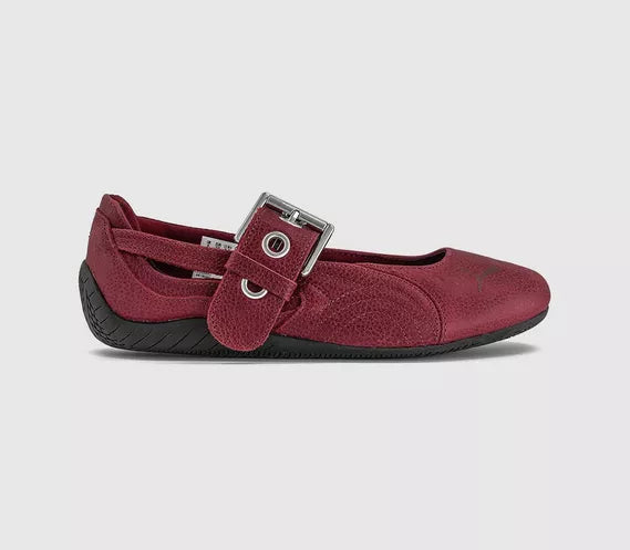 PUMA Speedcat Ballet Pumps Garnet Glow Black