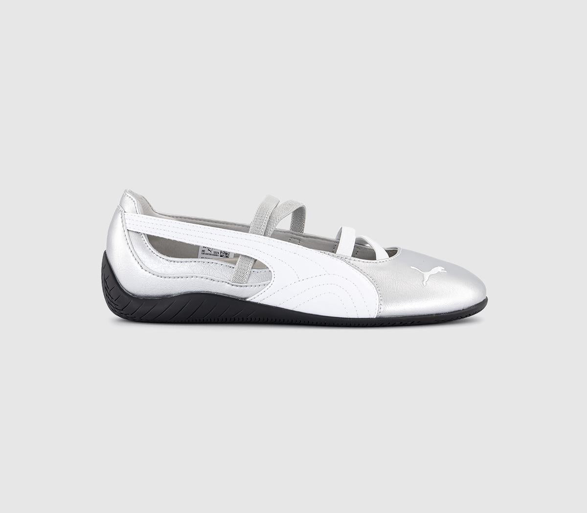 PUMA Speedcat Ballet Pumps Puma Silver Puma White