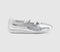PUMA Speedcat Ballet Pump Trainers Silver Feather