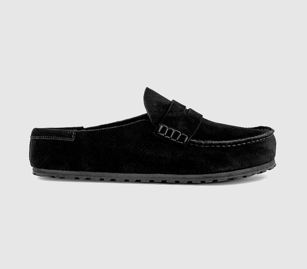 Mens BIRKENSTOCK Naples Wrapped Shoes Black