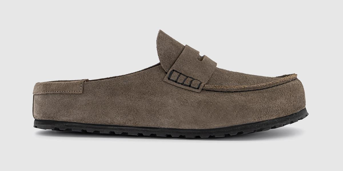 Mens BIRKENSTOCK Naples Wrapped Loafers Concrete Gray – OFFCUTS