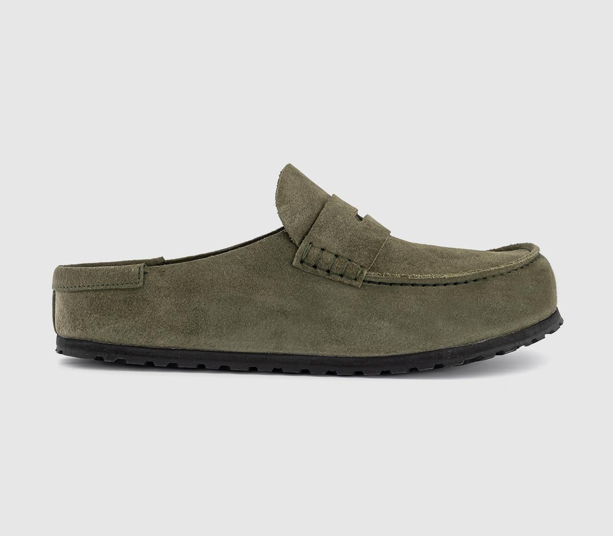 Mens BIRKENSTOCK Naples Wrapped Loafers Thyme