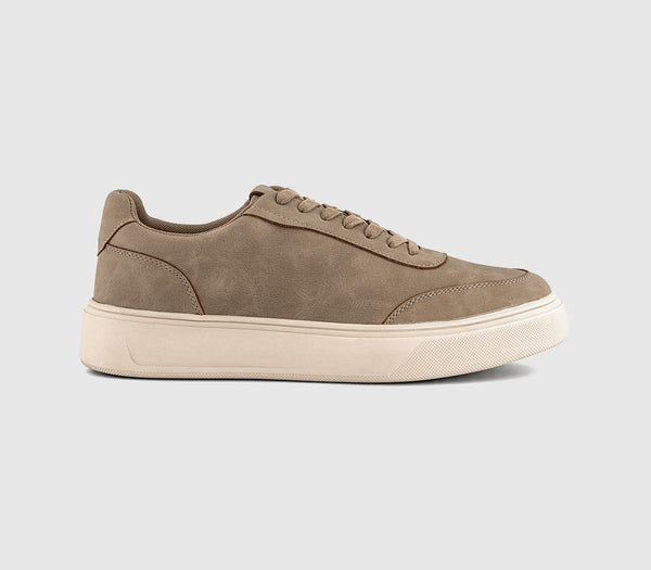 Mens OFFICE Clifford Chunky Trainers Dark Beige