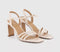Womens OFFICE Honey Strappy Heeled Sandals Off White