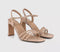 Womens OFFICE Honey Strappy Heeled Sandals Blush
