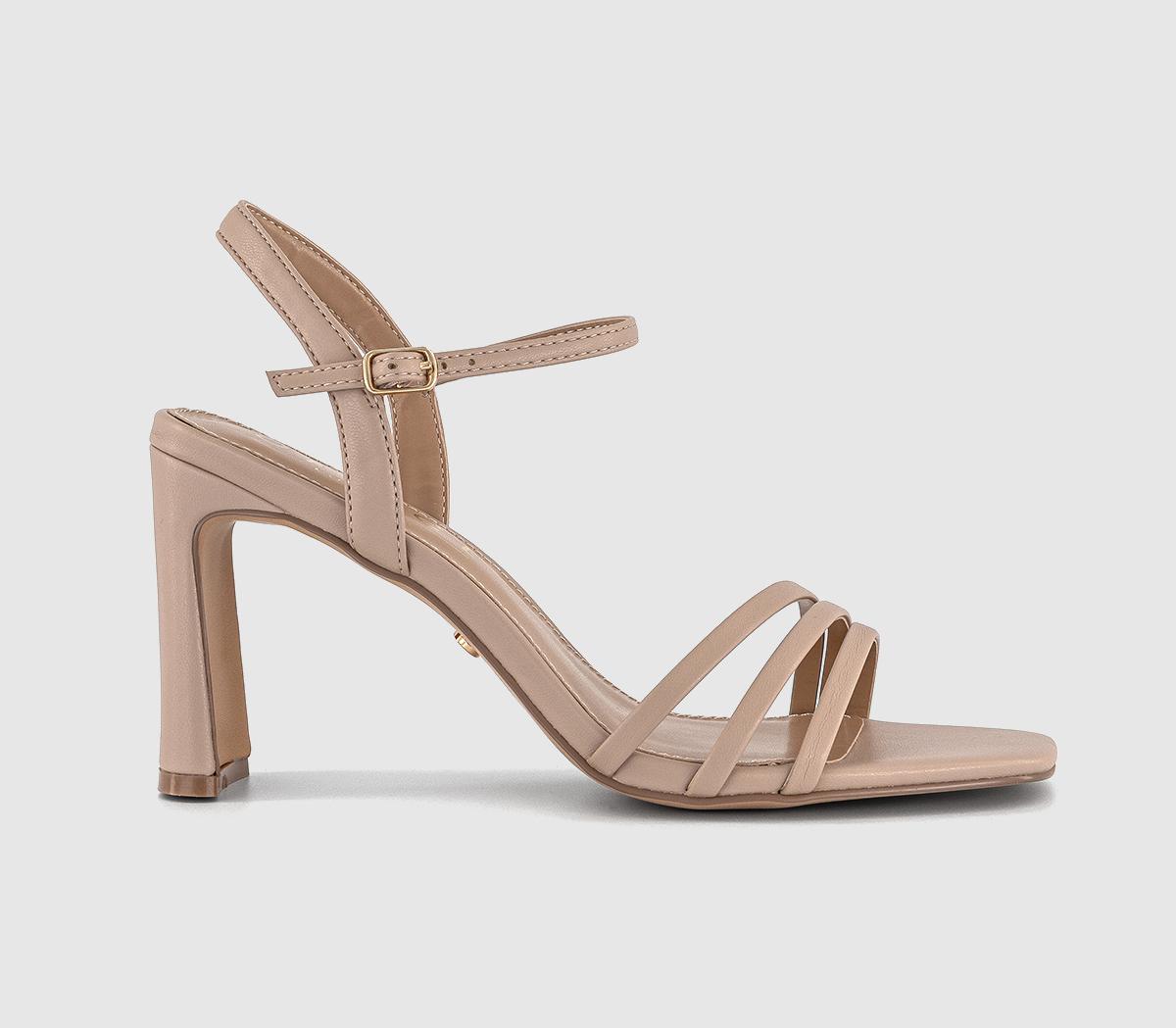Womens OFFICE Honey Strappy Heeled Sandals Blush