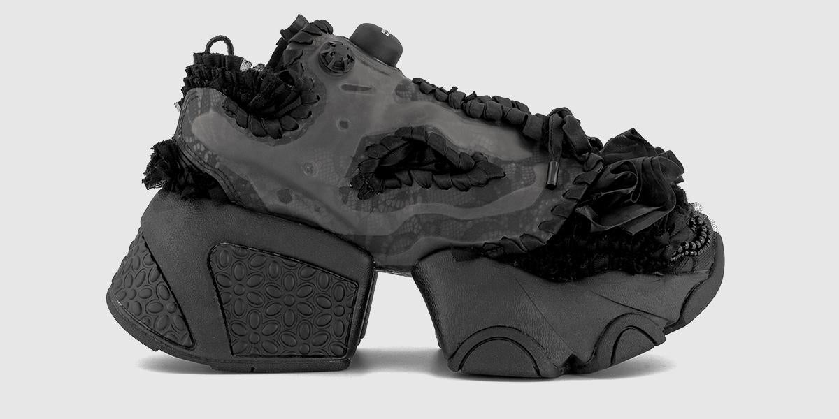 Comme Des Garcons CDG Noir Kei Ninomiya X Instapump Fury Shoes