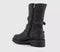 Womens Blowfish Malibu Venice Double Buckle Boot Black - OFFCUTS SHOES by OFFICE