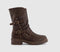 Womens Blowfish Malibu Venice Double Buckle Boots Brown - OFFCUTS SHOES by OFFICE