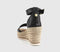 Womens EARTHADDICT Hebe Espadrille Wedges Black