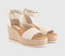 Womens EARTHADDICT Hebe Espadrille Wedges Off White