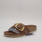 Womens BIRKENSTOCK Madrid Big Buckle Sandals Cognac UK Size 4.5 EU37