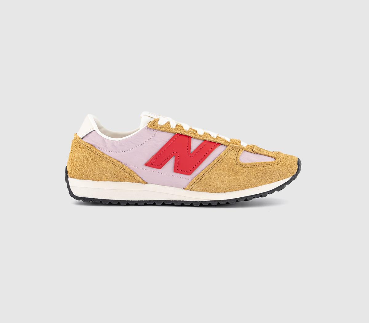 New Balance 471 Trainers Brown Pink Red UK Size 4