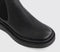 Womens OFFICE Artie Wedge Chelsea Ankle Boots Black