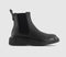 Womens OFFICE Artie Wedge Chelsea Ankle Boots Black - OFFCUTS SHOES by OFFICE