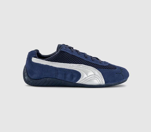 Puma Speedcat Premium Trainers Navy Matte Silver Uk Size 4.5