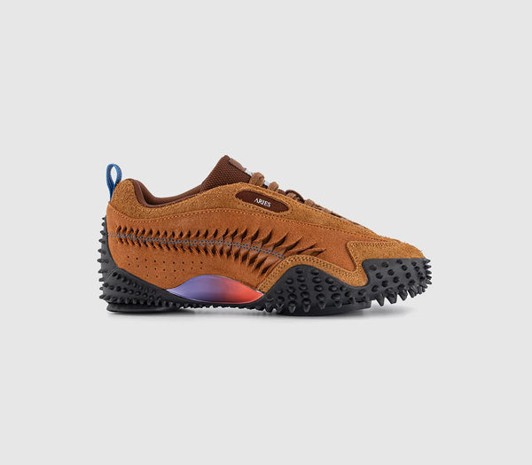 PUMA Mostro Craft x Aries Trainers Mahogny Teak