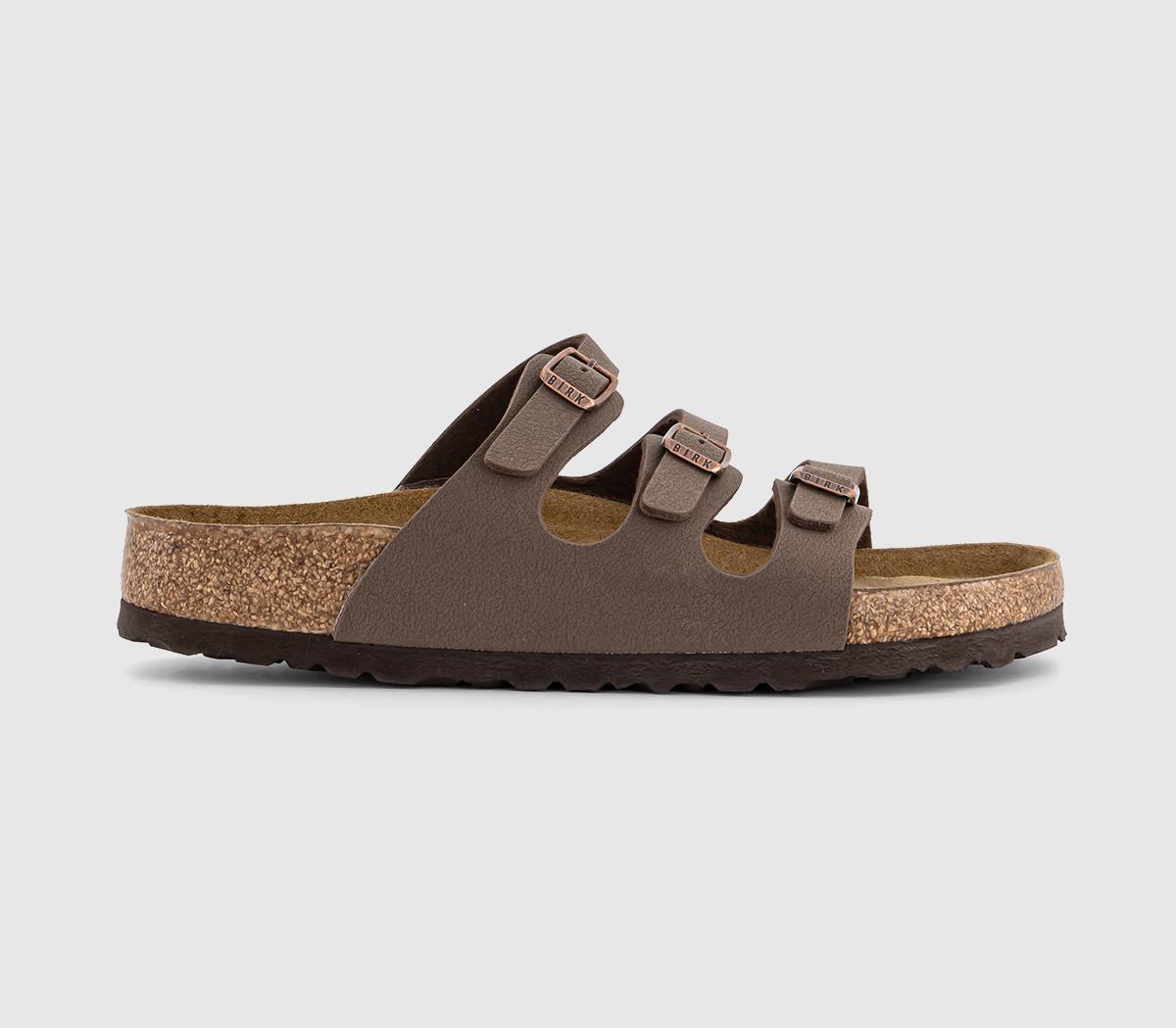 Womens BIRKENSTOCK Florida Soft Footbed Sandals Mocca Sfb