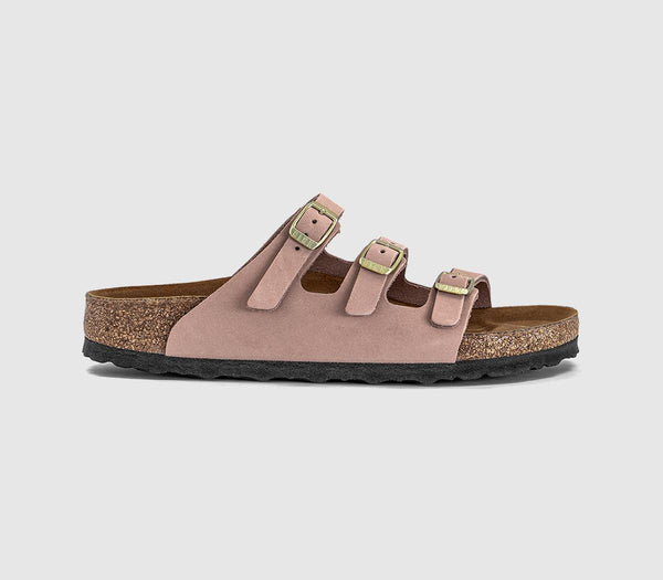 Womens BIRKENSTOCK Florida Sandals Soft Pink Oiled Leather