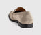 Mens OFFICE Marcel Round Toe Penny Loafers Beige Suede