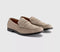 Mens OFFICE Marcel Round Toe Penny Loafers Beige Suede