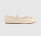 Kids OFFICE Kids Georgia Bow Kids Ballet Pumps Off White