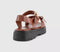 Kids OFFICE Kids Gemma Double Buckle Chunky Kids Sandals Tan