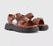 Kids OFFICE Kids Gemma Double Buckle Chunky Kids Sandals Tan