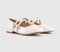 Kids OFFICE Genesis Double Strap Mary Jane Shoes Cream Patent