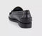 Womens G.H Bass & Co Easy Weejun Kiltie Loafers Black