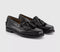 Womens G.H Bass & Co Easy Weejun Kiltie Loafers Black