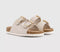 Kids EARTHCHILD Evergreen Footbed Slip On Sandals Off White