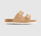 Kids EARTHCHILD Evergreen Footbed Slip On Sandals Taupe