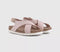 Kids EARTHCHILD Tropic Cross Over Footbed Sandals Pink