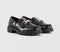 Kids OFFICE Gabriella Chunky Patent Loafers Black