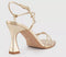 Womens OFFICE Hart Strappy Heeled Sandals Gold