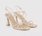 Womens OFFICE Hart Strappy Heeled Sandals Gold
