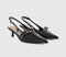 Womens OFFICE Maizie Buckle Slingback Court Heels Black