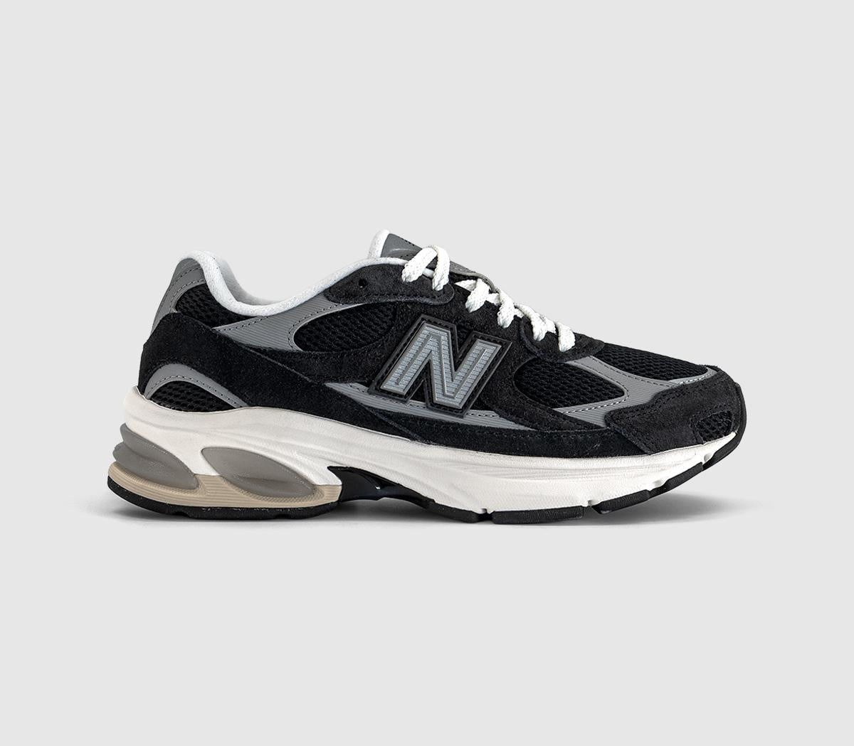 New Balance 2010 Trainers Black Shadow Grey Sea Salt