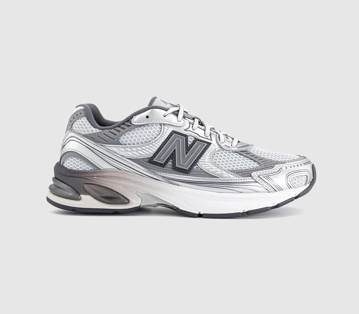 New Balance 2010 Trainers Black Silver Metallic Silver Metallic